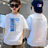 White Oversized T-Shirt for Kids – De Derned Graphic Print